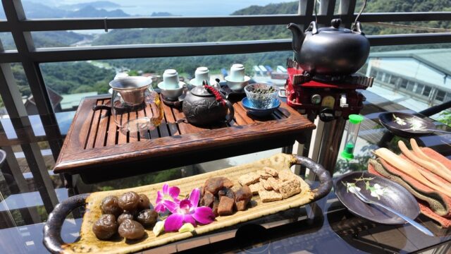 九份-古窗、台湾茶