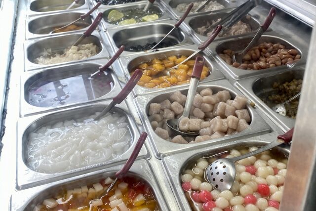 豆花店のトッピング