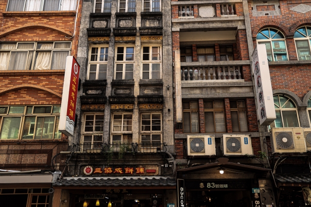 台湾　淡水老街