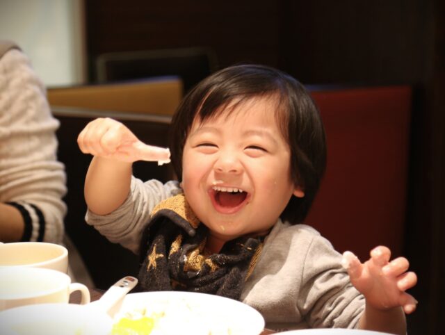 子供　笑顔