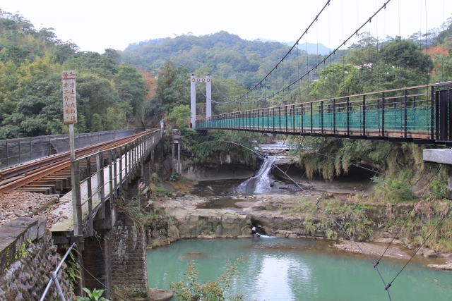 平渓線　十分駅